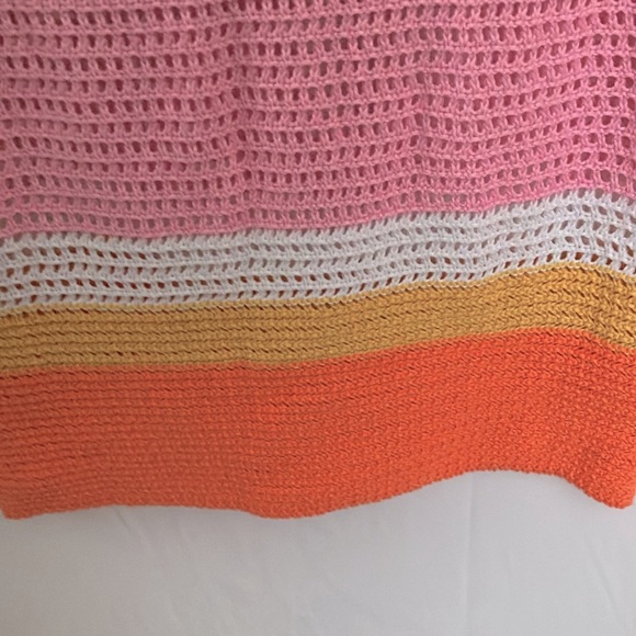 Unbranded: Rainbow colored Knit Swimsuit coverup dress- sheer- XL - Picture 11 of 16